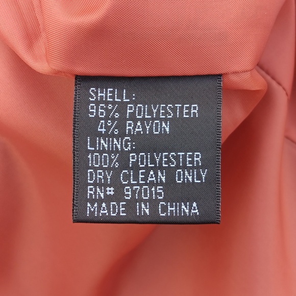 LARRY LEVINE CLASSICS LADIES BROWN PIN-STRIPED VINTAGE LIGHT OVERCOAT - Picture 17 of 17